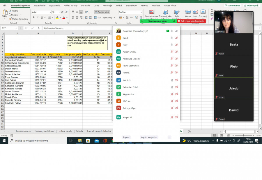 Korespondencja seryjna w Wordzie i funkcje w Excelu. - zdjęcie 1